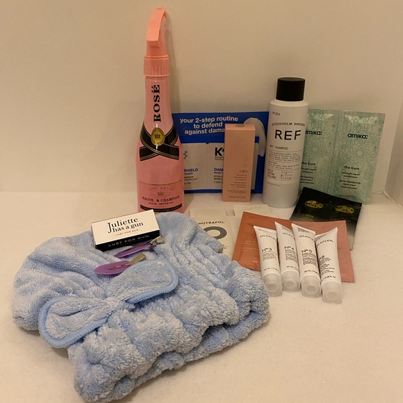 Hair Towel-Clips-Assorted Hair Samples. Full Size Dry Shampoo. ++ - Picture 1 of 16